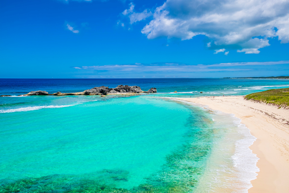 Turks and Caicos, Mudjin Harbor Beach - Middle Caicos