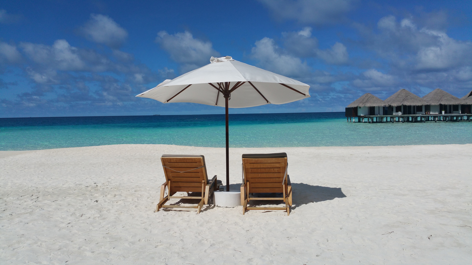 Deck Chairs on the Beach